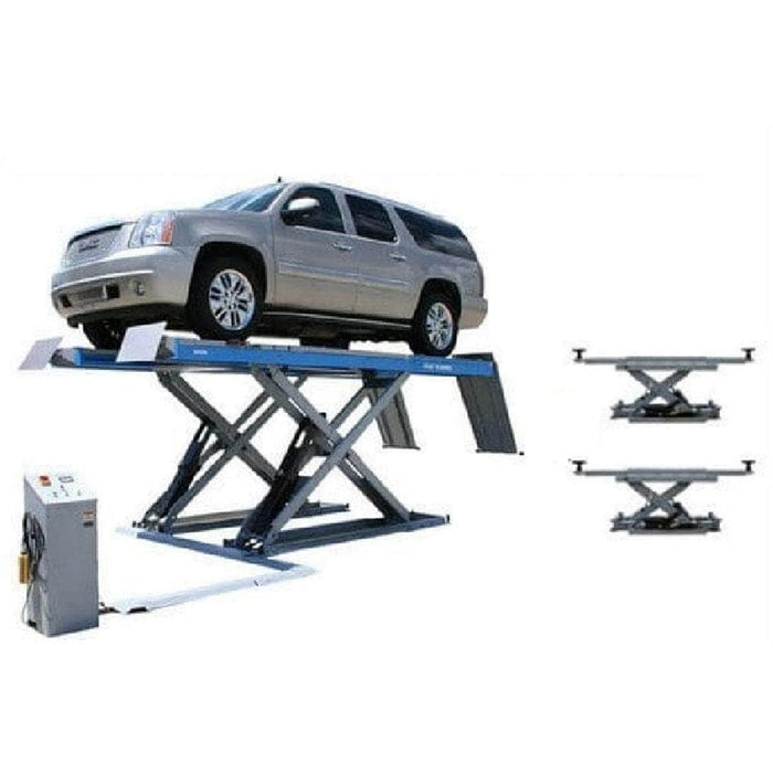 Atlas Auto Equipment Scissor Lift Atlas Equipment 12ASL Alignment Scissor Lift and RJ-6 Rolling Jacks Combo