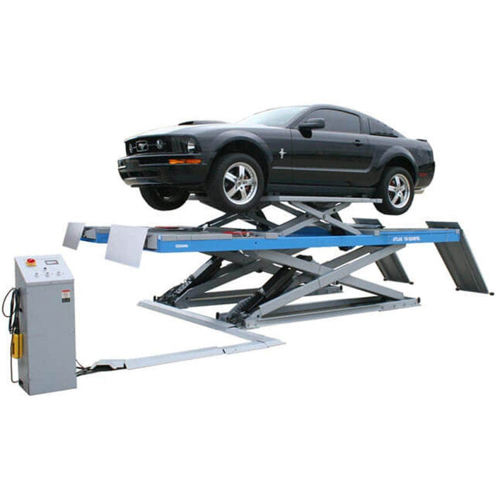 Atlas Auto Equipment Scissor Lift Atlas Equipment 12AWFSL 12,000 lb. Capacity Alignment Scissor Lift w/ Wheels-Free System
