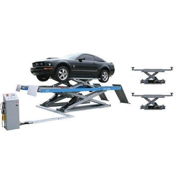 Atlas Auto Equipment Scissor Lift Atlas Equipment 12AWFSL Alignment Scissor Lift and RJ-6 Rolling Jacks Combo