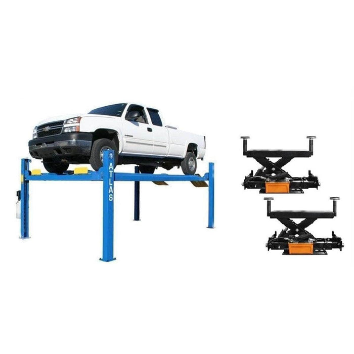 Atlas Auto Equipment Alignment Lift Atlas Equipment 412A Alignment Lift + RJ6 Rolling Jacks Combo