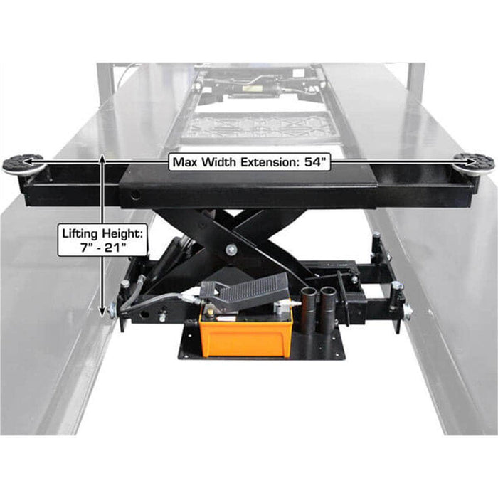 Atlas Auto Equipment Rolling Jacks Atlas Automotive Equipment Atlas Equipment RJ6 Air/Hydraulic 6000 lbs. Capacity Jack Rolling Bridge Jack