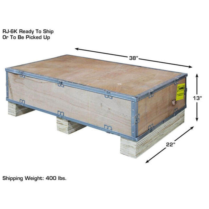 Atlas Auto Equipment Rolling Jacks Atlas Automotive Equipment Atlas Equipment RJ6 Air/Hydraulic 6000 lbs. Capacity Jack Rolling Bridge Jack