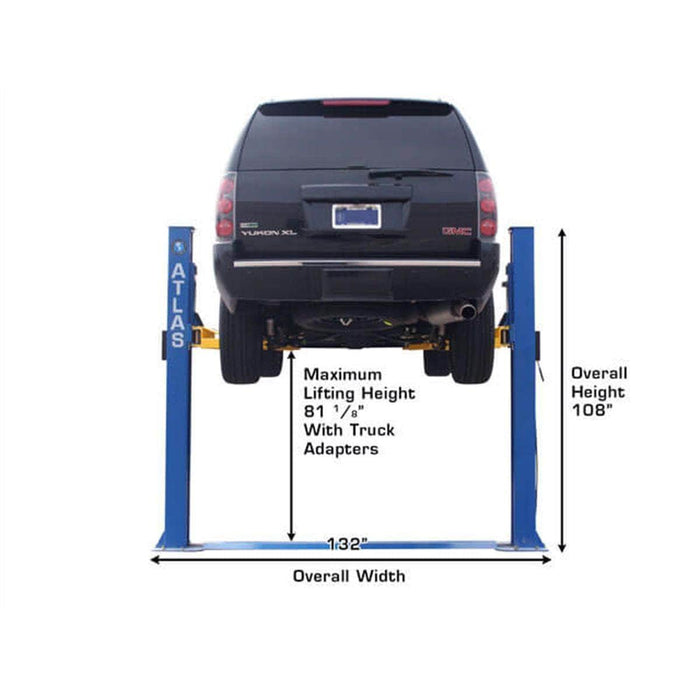 Atlas Auto Equipment Two Post Vehicle Lift Atlas Automotive Equipment BP8000 8,000 lb Capacity Baseplate 2-Post Lift