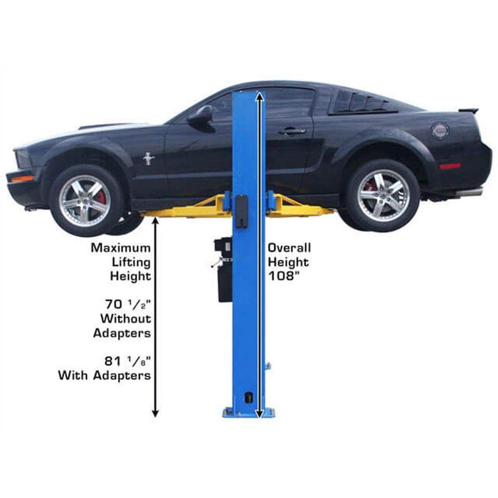 Atlas Auto Equipment Two Post Vehicle Lift Atlas Automotive Equipment BP8000 8,000 lb Capacity Baseplate 2-Post Lift