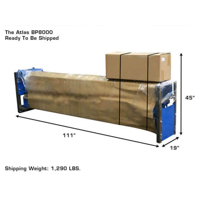 Atlas Auto Equipment Two Post Vehicle Lift Atlas Automotive Equipment BP8000 8,000 lb Capacity Baseplate 2-Post Lift
