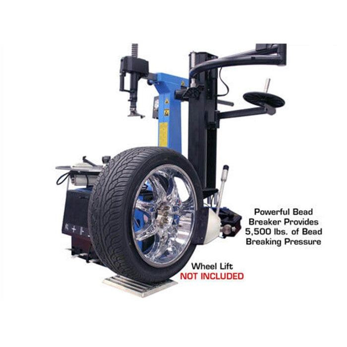 Atlas Auto Equipment Tire Changer Atlas Automotive Equipment TC755 Tilt-Back Rim-Clamp Tire Changer w/ E-Z Arm
