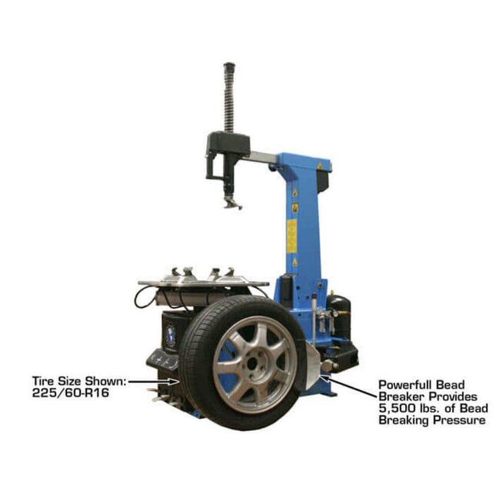 Atlas Auto Equipment Tire Changer Atlas Automotive Equipment TC755 Tilt-Back Rim-Clamp Tire Changer w/ E-Z Arm
