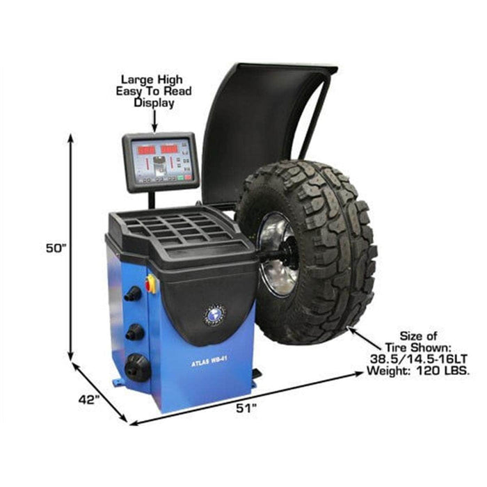 Atlas Auto Equipment Wheel Balancer Atlas Automotive Equipment WB41 Computerized Wheel Balancer