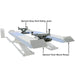 Atlas Auto Equipment Scissor Lift Atlas Equipment 12ASL 12,000 lb. Capacity Alignment Scissor Lift