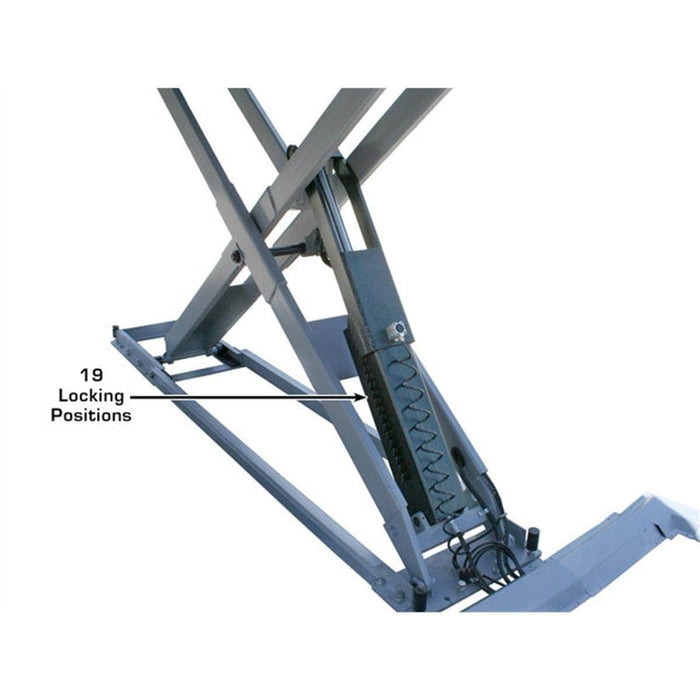 Atlas Auto Equipment Scissor Lift Atlas Equipment 12AWFSL 12,000 lb. Capacity Alignment Scissor Lift w/ Wheels-Free System