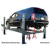 Atlas Auto Equipment Four Post Vehicle Lift Atlas Equipment 408SL Super Deluxe Portable Hobbyist 8,000 lb. Capacity 4-Post Lift