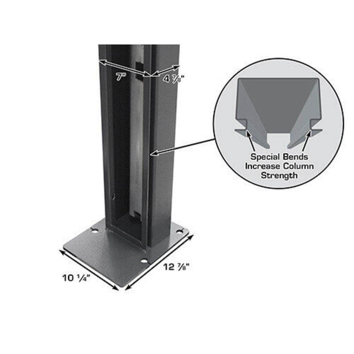 Atlas Auto Equipment Four Post Vehicle Lift Atlas Equipment 408SL Super Deluxe Portable Hobbyist 8,000 lb. Capacity 4-Post Lift