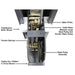 Atlas Auto Equipment Four Post Vehicle Lift Atlas Equipment 408SL Super Deluxe Portable Hobbyist 8,000 lb. Capacity 4-Post Lift