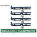Atlas Auto Equipment Four Post Vehicle Lift Atlas Equipment 408SL Super Deluxe Portable Hobbyist 8,000 lb. Capacity 4-Post Lift