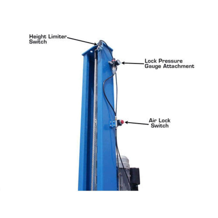 Atlas Auto Equipment Alignment Lift Atlas Equipment 412A Alignment Lift + RJ6 Rolling Jacks Combo