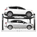 Atlas Auto Equipment Four Post Vehicle Lift Atlas Equipment Apex 8 ALI Certified Hobbyist 8,000 lb. Capacity 4-Post Lift