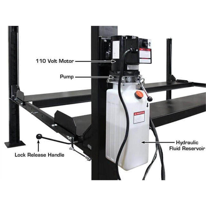 Atlas Auto Equipment Four Post Vehicle Lift Atlas Equipment Apex 8 ALI Certified Hobbyist 8,000 lb. Capacity 4-Post Lift