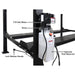 Atlas Auto Equipment Four Post Vehicle Lift Atlas Equipment Apex 8 ALI Certified Hobbyist 8,000 lb. Capacity 4-Post Lift