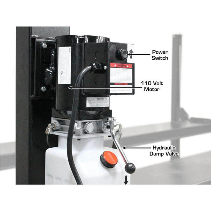 Atlas Auto Equipment Four Post Vehicle Lift Atlas Equipment Apex 8 ALI Certified Hobbyist 8,000 lb. Capacity 4-Post Lift