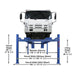 Atlas Auto Equipment Four Post Vehicle Lift Atlas Equipment Platinum PVL14 ALI Certified 14,000 lb. Capacity 4-Post Lift