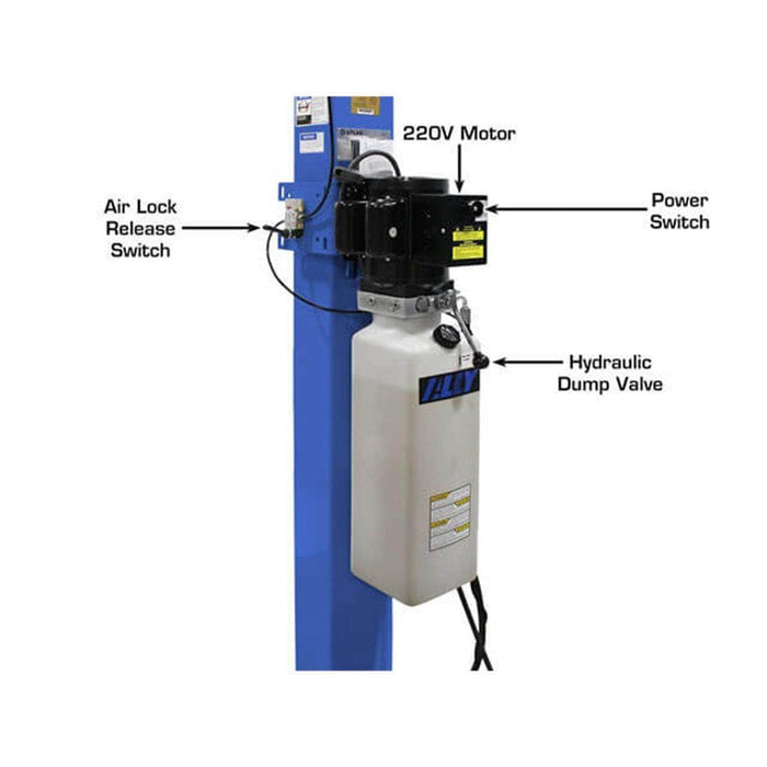 Atlas Auto Equipment Four Post Vehicle Lift Atlas Equipment Platinum PVL14 ALI Certified 14,000 lb. Capacity 4-Post Lift