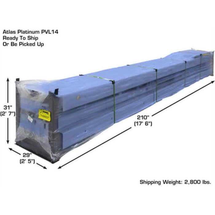 Atlas Auto Equipment Four Post Vehicle Lift Atlas Equipment Platinum PVL14 ALI Certified 14,000 lb. Capacity 4-Post Lift