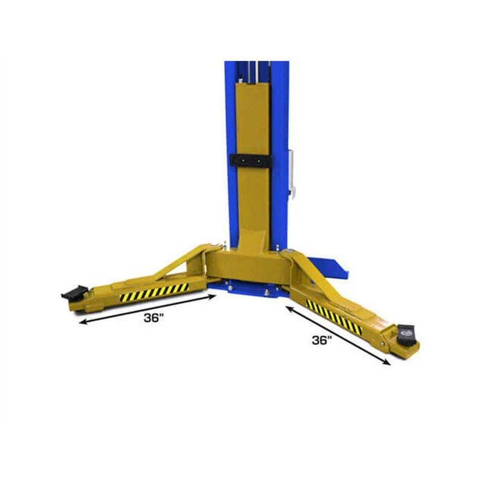 Atlas Auto Equipment Two Post Vehicle Lift Atlas Equipment Platinum PVL15 ALI Certified Commercial Overhead 15,000 lb. Capacity 2-Post Lift