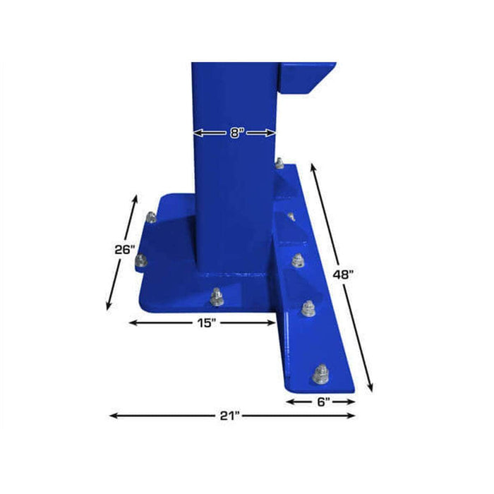 Atlas Auto Equipment Two Post Vehicle Lift Atlas Equipment Platinum PVL15 ALI Certified Commercial Overhead 15,000 lb. Capacity 2-Post Lift
