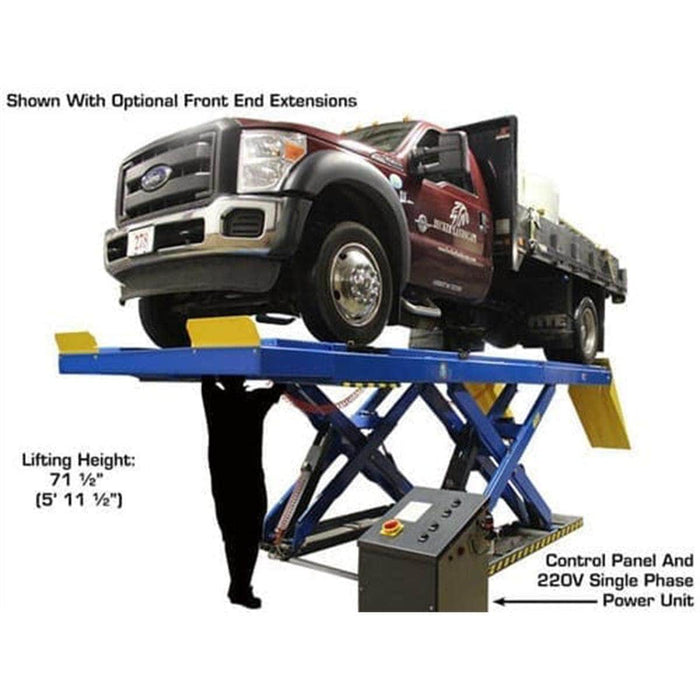 Atlas Auto Equipment Scissor Lift Atlas Equipment PX16A 16,000 lb. Alignment Scissor Lift w/ Turntables