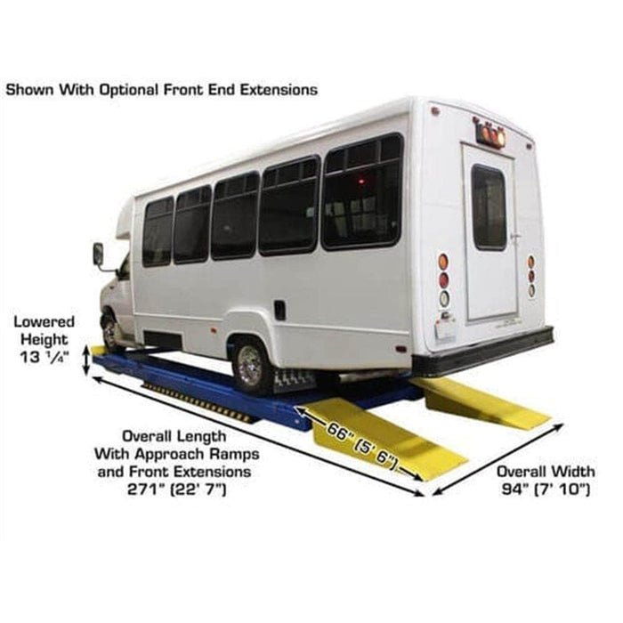 Atlas Auto Equipment Scissor Lift Atlas Equipment PX16A 16,000 lb. Alignment Scissor Lift w/ Turntables