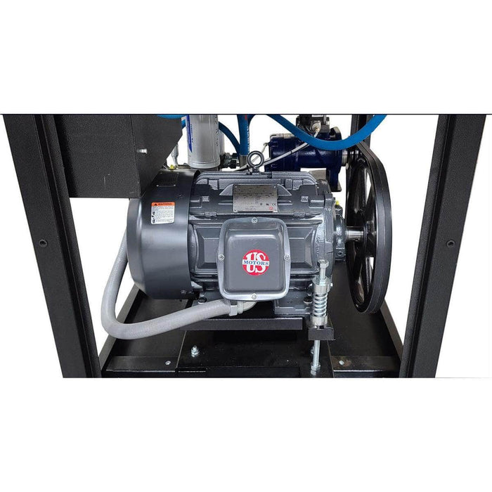 Emax Compressor Air Compressors Emax Compressor 5HP 3PH Industrial Rotary Screw Compressor-80 Gal Tank Mount w/Air Dryer