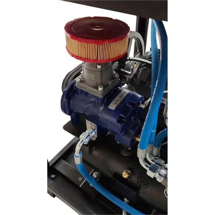 Emax Compressor Air Compressors Emax Compressor 5HP 3PH Industrial Rotary Screw Compressor-80 Gal Tank Mount w/Air Dryer