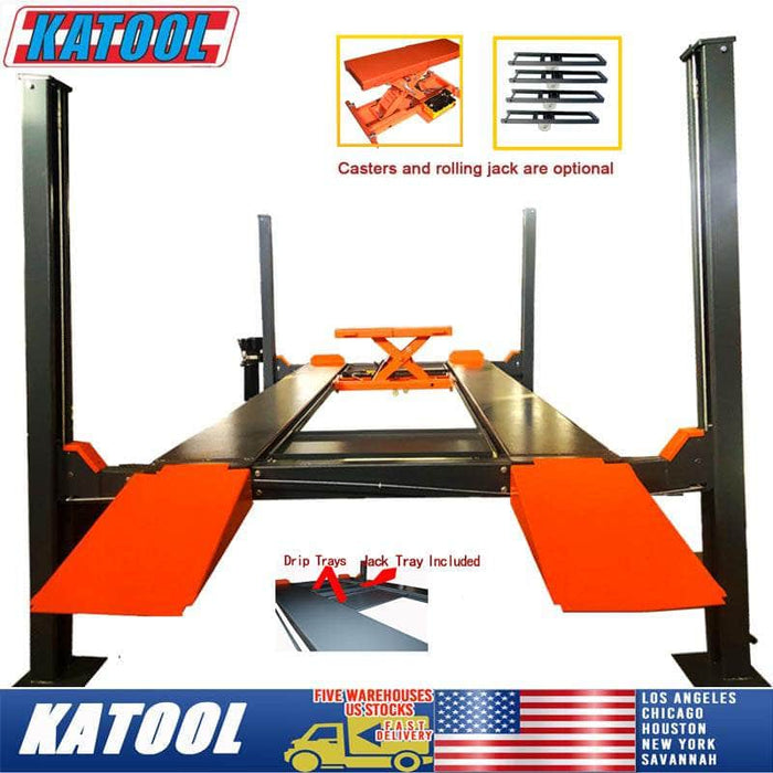 Katool Four Post Vehicle Lift Katool KT-4H110 Four Post Vehicle Lift 11,000lbs