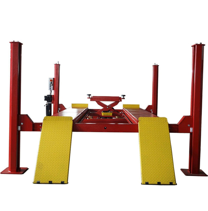 Katool Four Post Vehicle Lift Katool KT-4H150 Heavy Duty 4-Post Alignment Lift 15,000lbs (Rolling Jack Included)