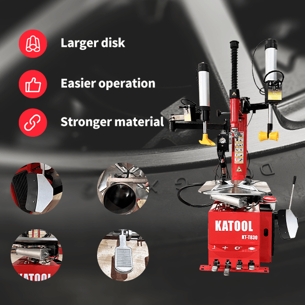 Katool Tire Changer Katool KT-T830 Wheel Clamp Tire Changer Machine