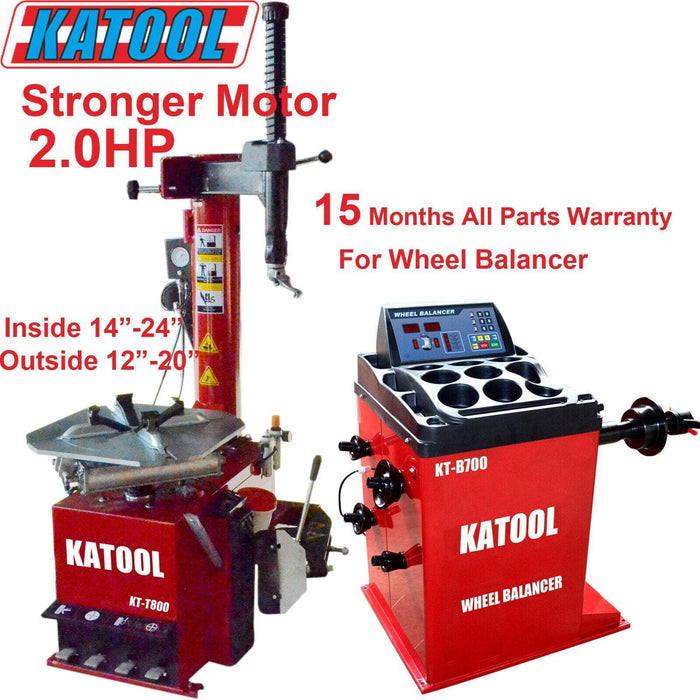 Katool Katool Tire Changer KT-T800 & Wheel Balancer KT-B700 Combo