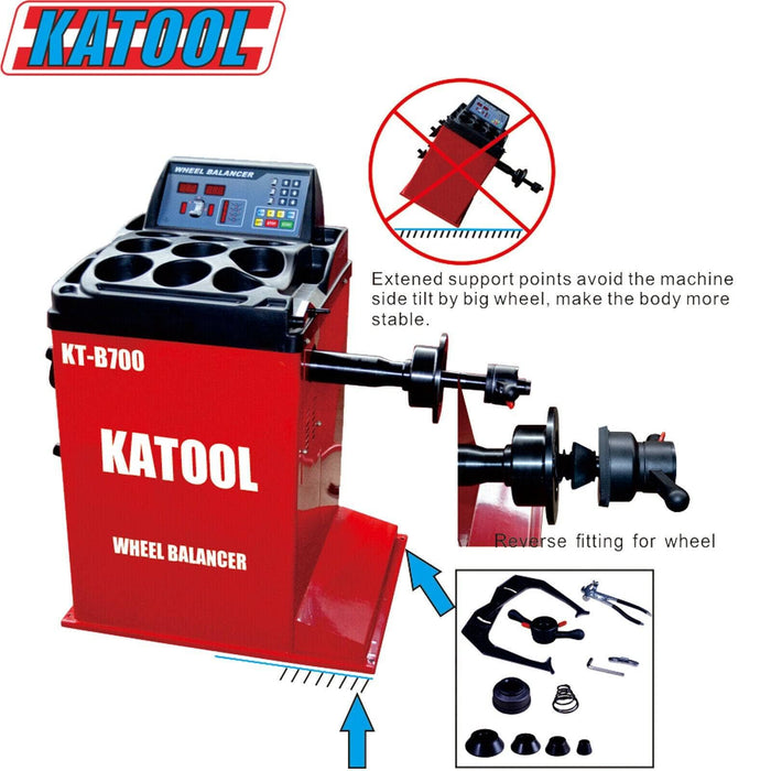 Katool Katool Tire Changer KT-T800 & Wheel Balancer KT-B700 Combo